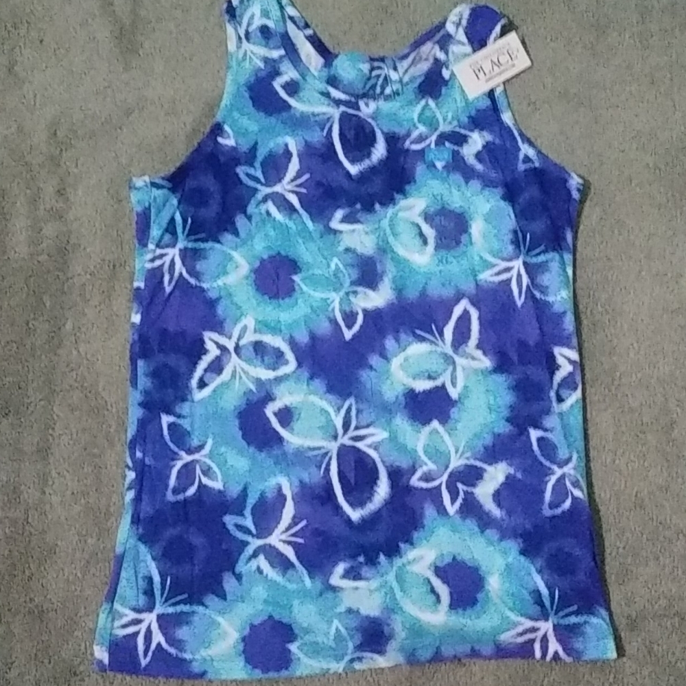 Children's Place XL. girls butterfly tanktop